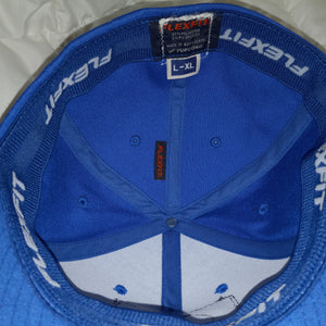 Grateful Dead Flexfit LG/XL, new design SYF patch PERMANTLY STITCHED on blue hat